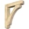 Ekena Millwork Legacy Craftsman Rough Sawn Bracket w/ Offset Brace, Douglas Fir, 8"W x 40"D x 44"H BKT0806X40X44LEC04RDF - alternate 1